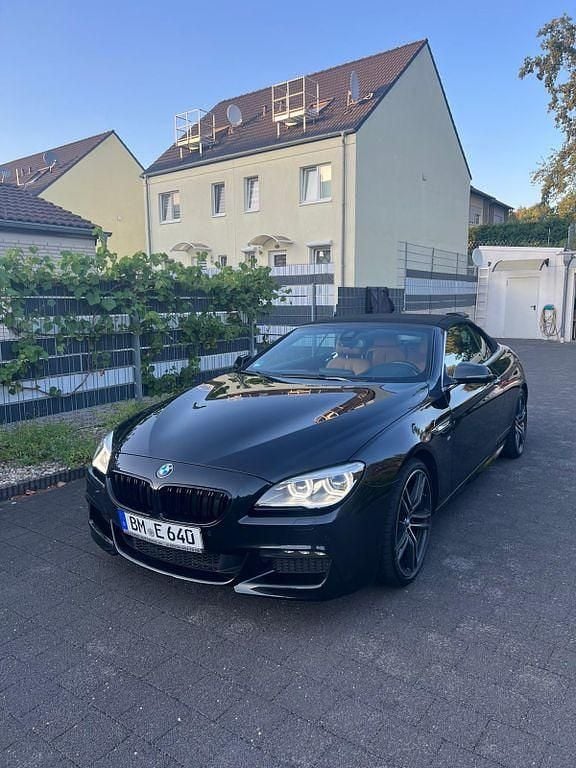 Schwarz Gebraucht 2017 BMW 640 Cabriolet M Sport Cabrio | 39.000 € - Bild 1/4