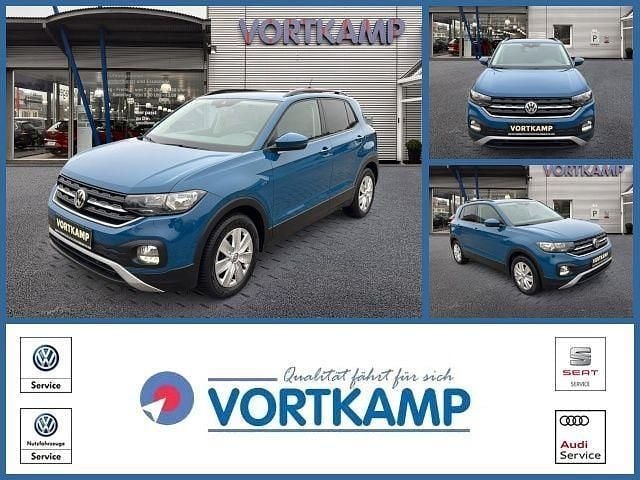 Gebraucht VW T-Cross Life 95 PS (69 kW) 2019 Dark petrol SUV
