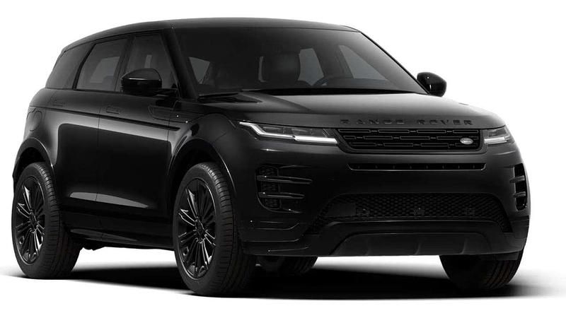 Schwarz (santorini black met.) Neu 2025 Land Rover Range Rover evoque SE Dynamic SUV | 64.900 € (Superpreis) - Bild 1/4
