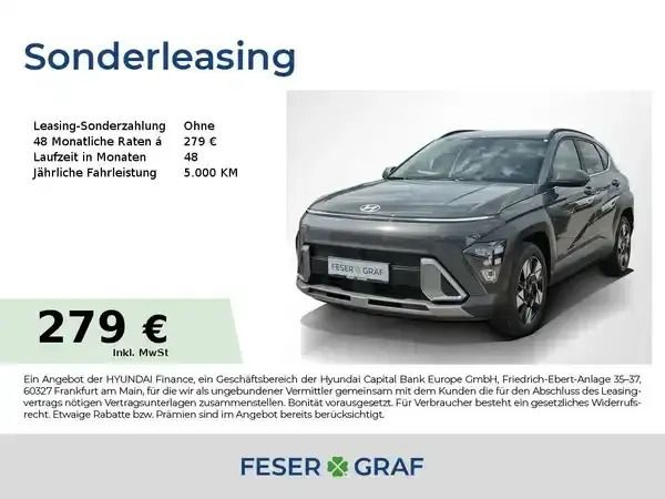 Ecotronic grey Neu 2025 Hyundai Kona SUV | 29.290 € (Guter Preis) - Bild 1/4