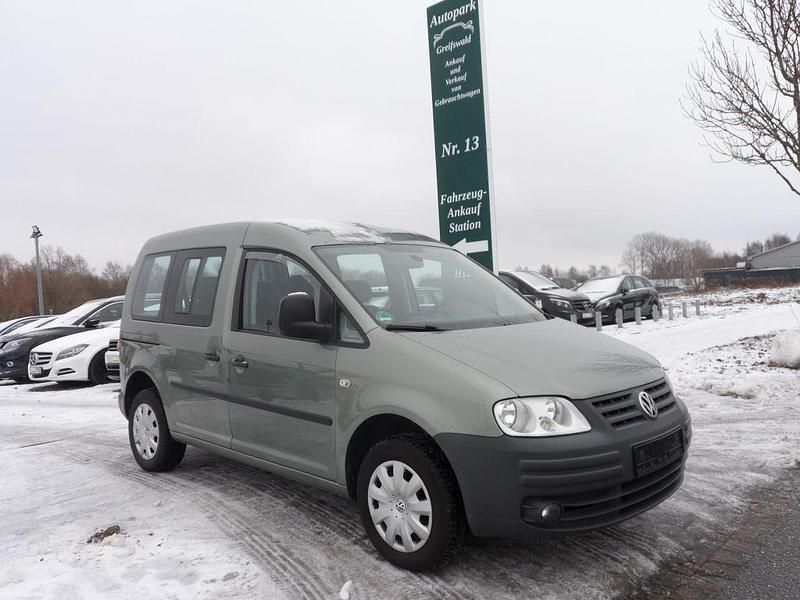 Gebraucht VW Caddy Team 80 PS (58 kW) 2010 Grün Van / Kleinbus