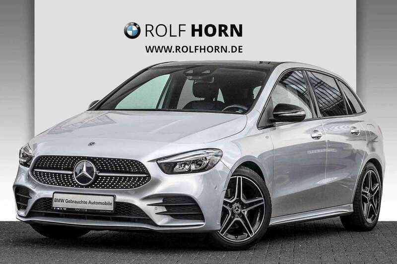 Iridiumsilber metallic Gebraucht 2019 Mercedes B200 AMG line Van / Kleinbus | 22.220 € (Fairer Preis) - Bild 1/4