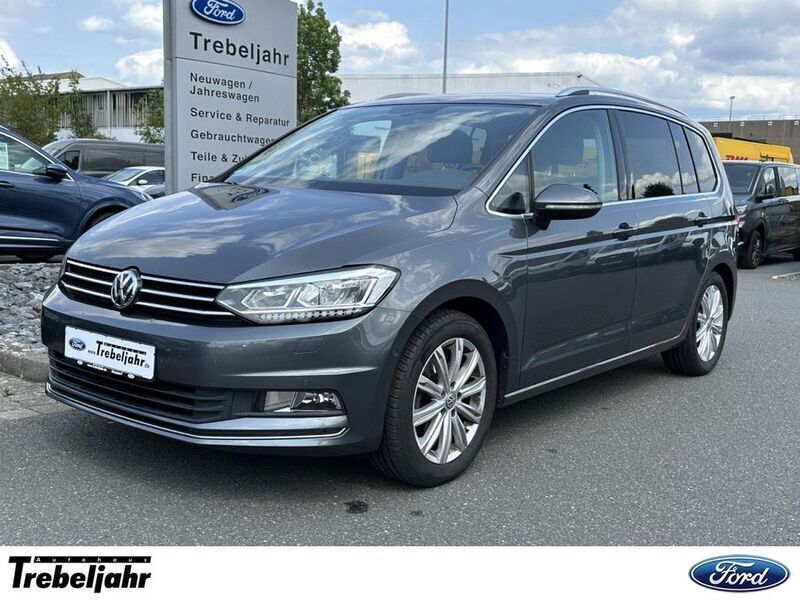 Grau Gebraucht 2016 VW Touran Highline Van / Kleinbus | 17.990 € (Fairer Preis) - Bild 1/4