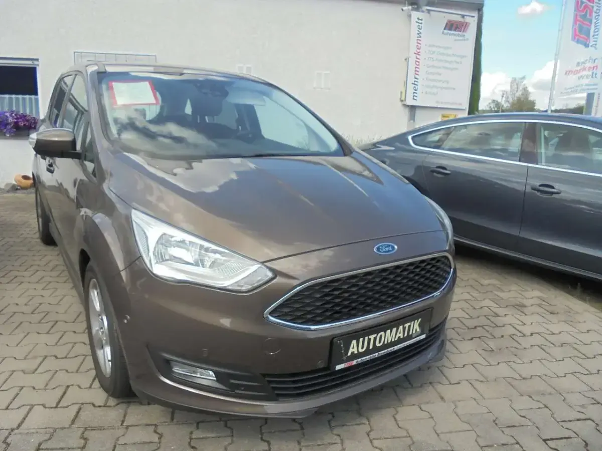 Gebraucht Ford Grand C-Max 150 PS (110 kW) 2018 Toffeebraun metallic Van / Kleinbus