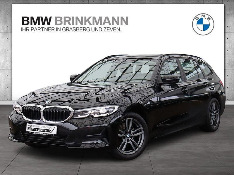 Schwarz Gebraucht 2019 BMW 320 Advantage Kombi | 21.990 € (Fairer Preis) - Bild 1/3