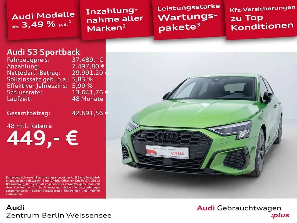 Gebraucht Audi S3 Ambiente 310 PS (228 kW) 2023 Individuallackierungen audi exclusive Limousine