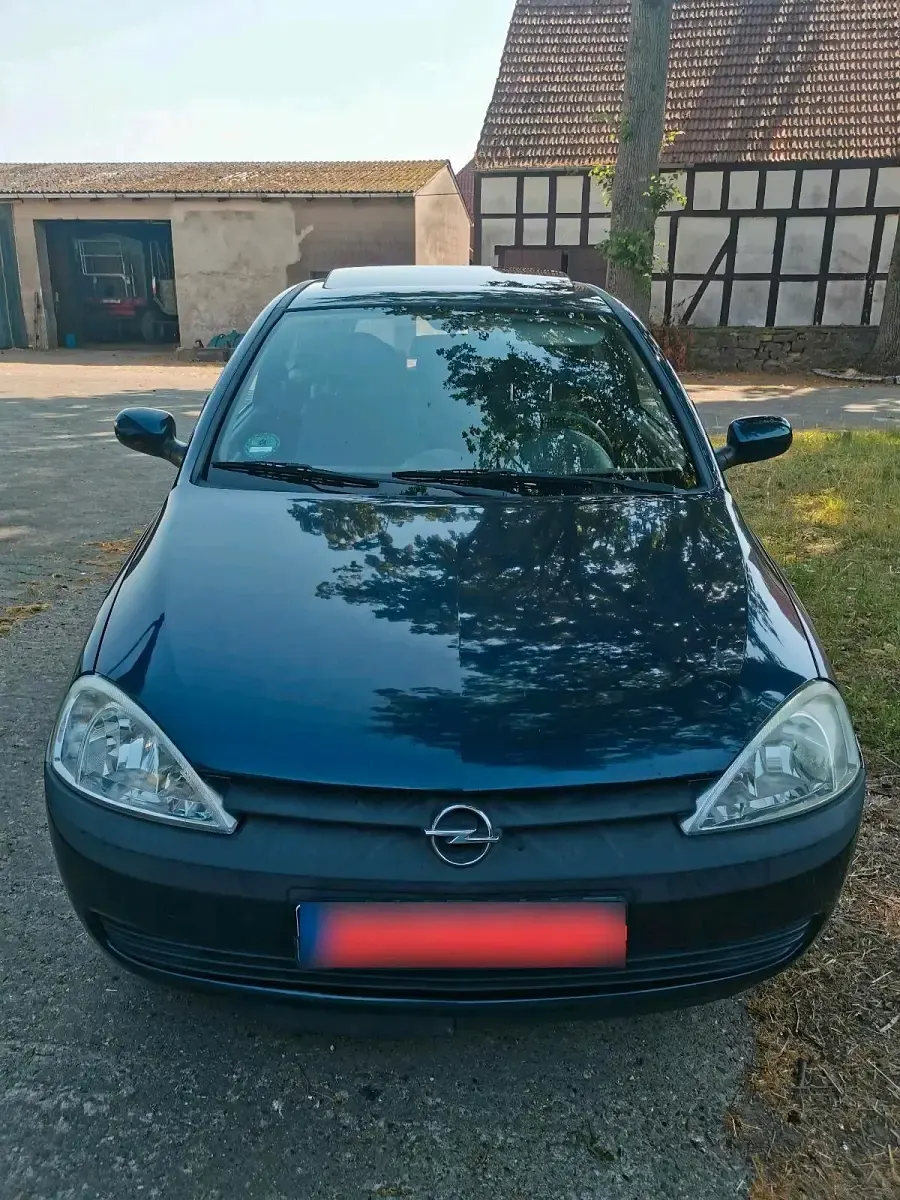 Gebraucht Opel Corsa 75 PS (55 kW) 2001 Blau Kleinwagen