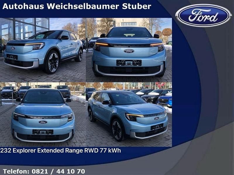 Blau Gebraucht 2024 Ford Explorer Extended Range SUV | 37.000 € (Fairer Preis) - Bild 1/4