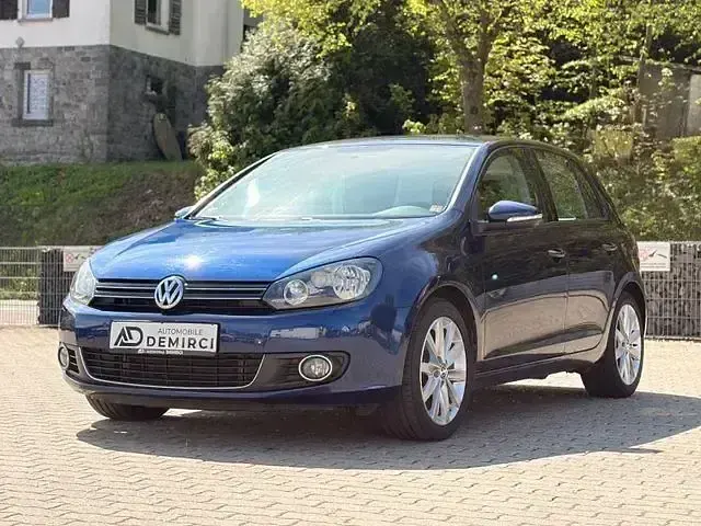Gebraucht VW Golf VI Highline 110 PS (80 kW) 2009 Blau Kleinwagen