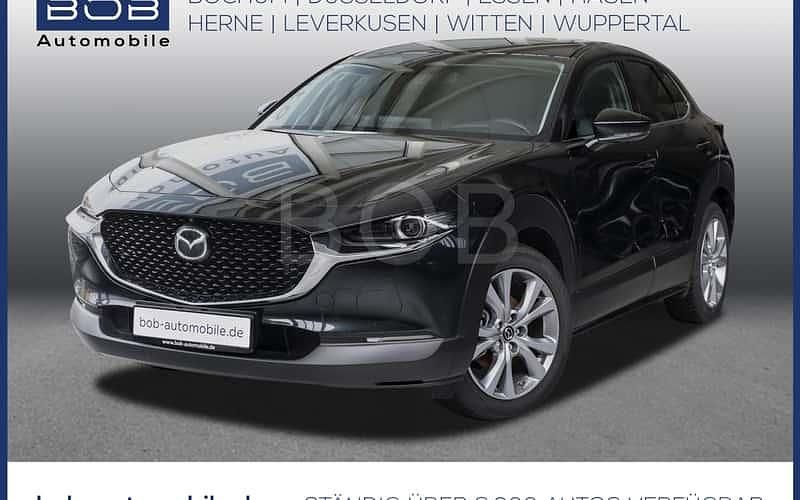 Jet black (schwarz) (schwarz) Gebraucht 2024 Mazda CX-30 Exclusive-Line SUV | 25.770 € - Bild 1/4