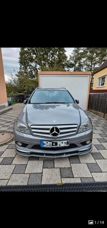 Grau Gebraucht 2009 Mercedes C320 Avantgarde Kombi | 8.400 € (Fairer Preis) - Bild 1/4