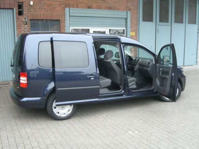 Gebraucht VW Caddy Maxi Trendline 102 PS (75 kW) 2014 Blau metallic Van / Kleinbus
