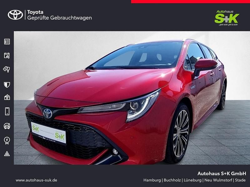 Karminarot metallic (rot) Gebraucht 2020 Toyota Corolla Team Kombi | 20.490 € (Etwas zu teuer) - Bild 1/4