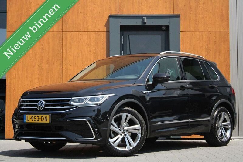 Schwarz Gebraucht 2021 VW Tiguan R-line SUV | 20.450 € (Superpreis) - Bild 1/4