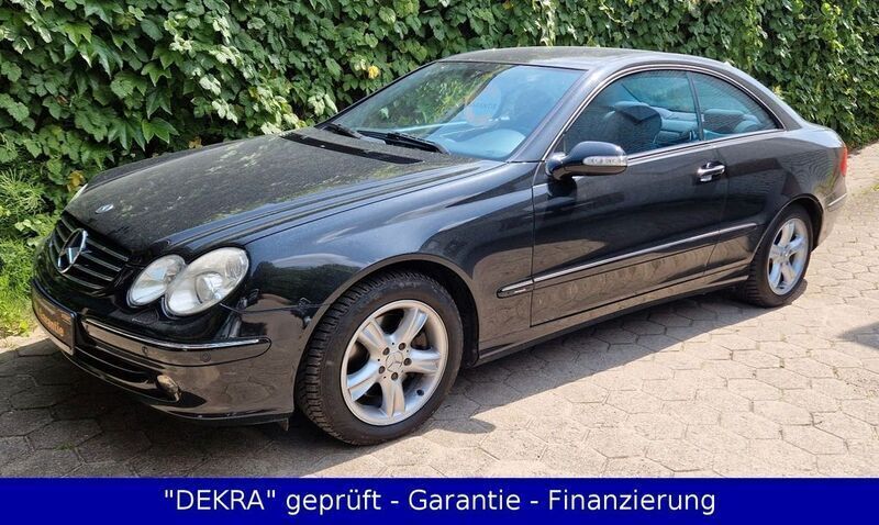 Obsidianschwarz Gebraucht 2003 Mercedes CLK240 Avantgarde Coupé | 6.900 € (Fairer Preis) - Bild 1/4