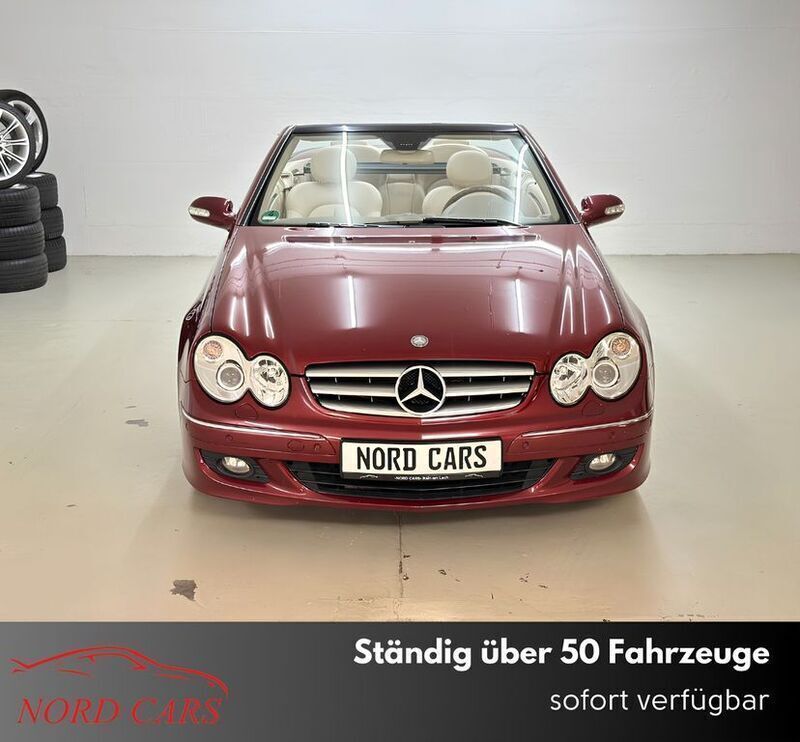 Rot Gebraucht 2005 Mercedes CLK280 Cabrio | 14.500 € (Teuer) - Bild 1/4