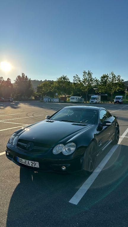 Schwarz Gebraucht 2003 Mercedes SL500 AMG Cabrio | 16.500 € (Teuer) - Bild 1/4