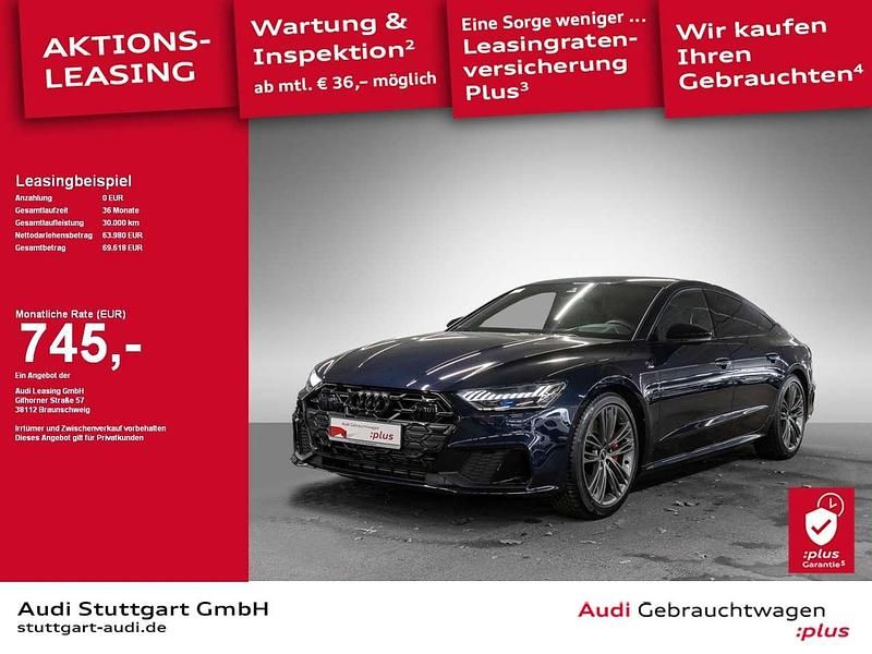 Firmamentblau metallic Gebraucht 2024 Audi A7 Sportback Ambiente Kleinwagen | 72.940 € - Bild 1/2