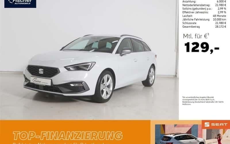 Weiß Gebraucht 2025 Seat Leon ST FR Kombi | 27.980 € (Fairer Preis) - Bild 1/4