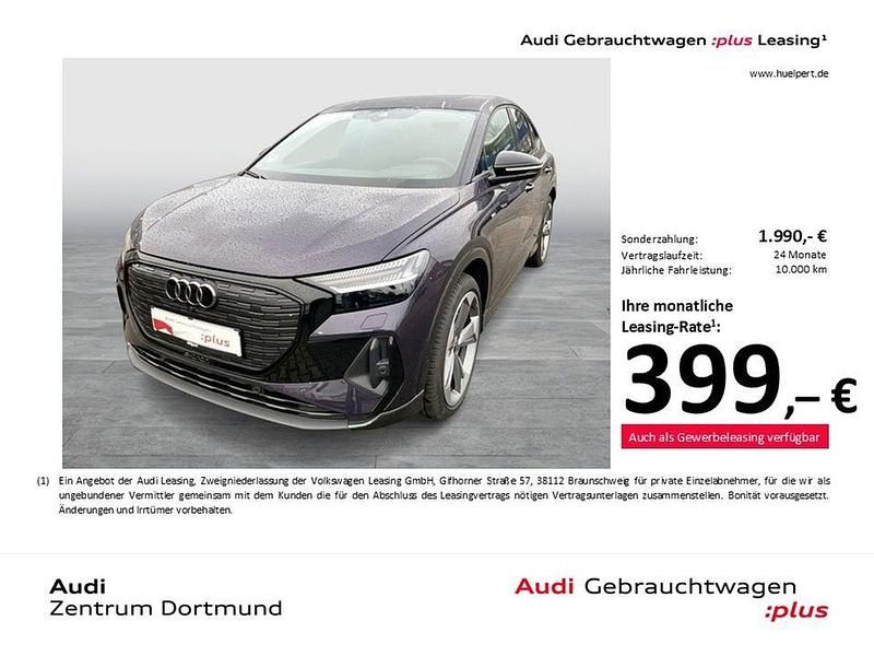 Gebraucht Audi Q4 Sportback e-tron S-Line 210 kW (286 PS) 2025 Auroraviolett metallic SUV