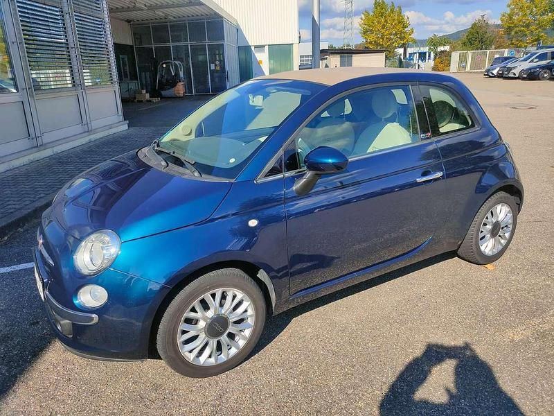 Blau Gebraucht 2014 Fiat 500C Lounge Cabrio | 8.300 € (Fairer Preis) - Bild 1/4