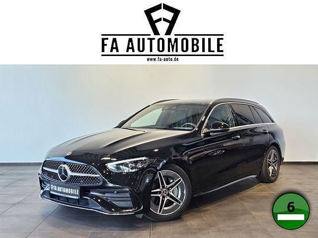 Schwarz Gebraucht 2023 Mercedes C220 AMG line Limousine | 39.490 € (Fairer Preis) - Bild 1/4