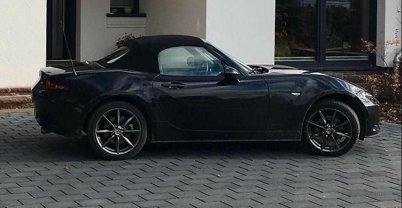 Schwarz Gebraucht 2016 Mazda MX5 Sports-Line Cabrio | 17.000 € (Guter Preis) - Bild 1/3