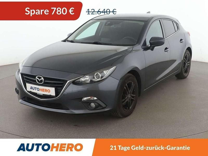 Meteor grey Gebraucht 2016 Mazda 3 Center-Line Limousine | 11.860 € (Fairer Preis) - Bild 1/3