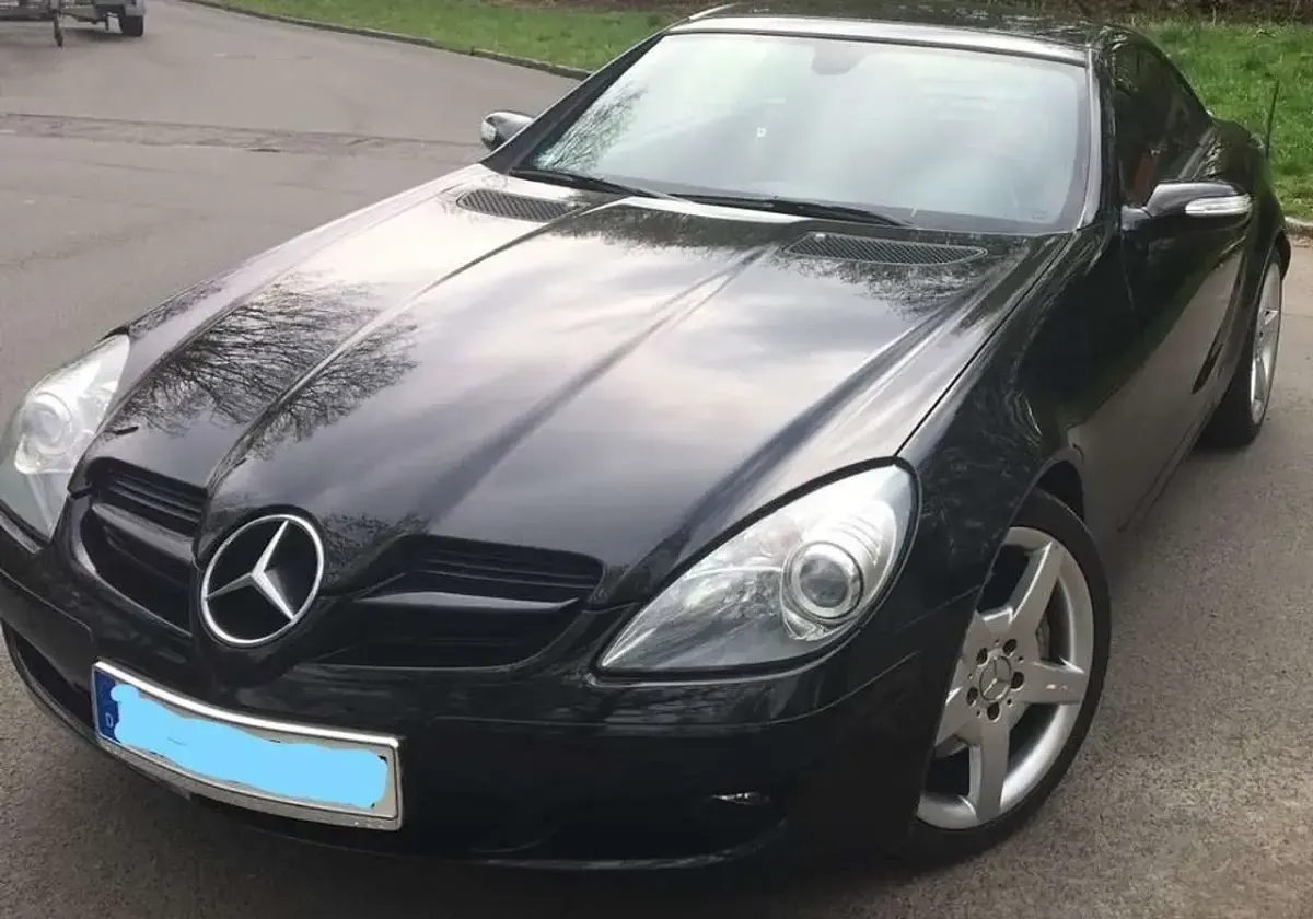 Gebraucht Mercedes SLK200 163 PS (119 kW) 2008 Schwarz Cabrio