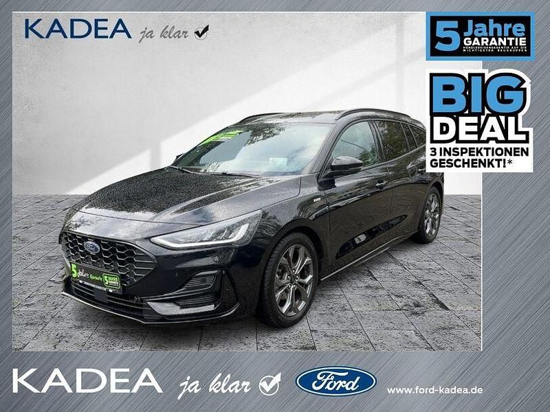 Obsidianschwarz metallic Gebraucht 2024 Ford Focus ST-Line X Kombi | 23.980 € (Guter Preis) - Bild 1/4