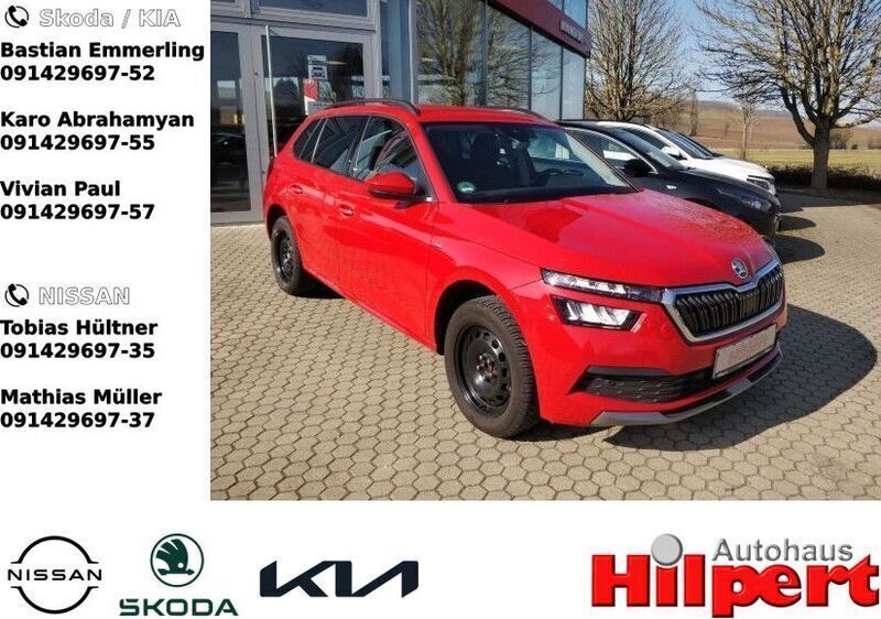 Rot Gebraucht 2021 Skoda Kamiq Clever SUV | 16.440 € (Fairer Preis) - Bild 1/4