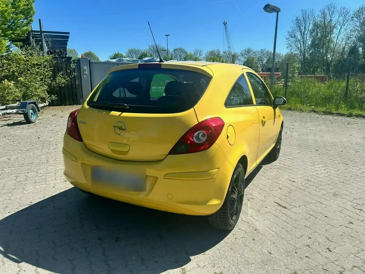 Gebraucht Opel Corsa 60 PS (44 kW) 2008 Gelb Kleinwagen