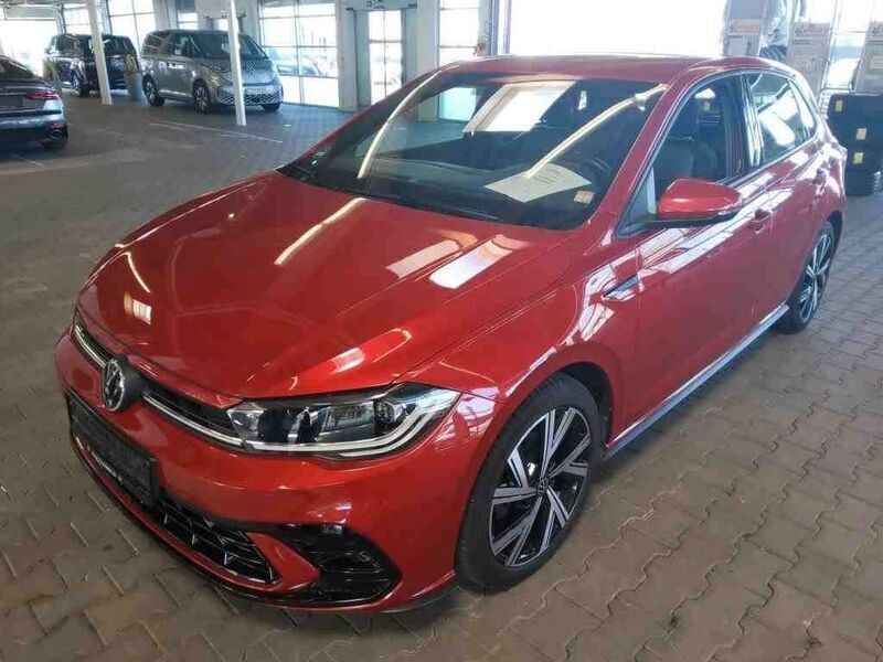 Kings red metallic Gebraucht 2022 VW Polo R-line Limousine | 20.590 € (Fairer Preis) - Bild 1/4