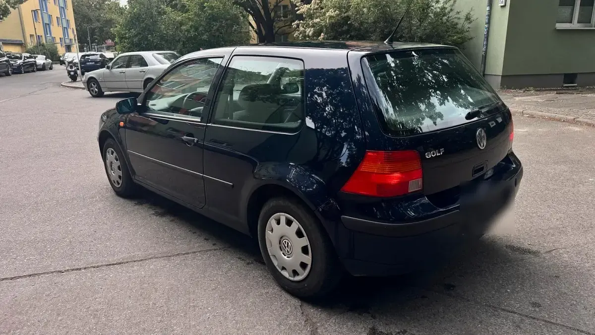 Gebraucht VW Golf IV 1998 Blau Kleinwagen