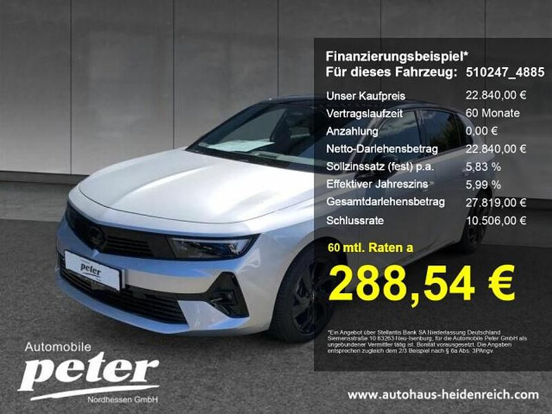 Kristall silber metallic Gebraucht 2023 Opel Astra Limousine | 22.840 € (Fairer Preis) - Bild 1/3