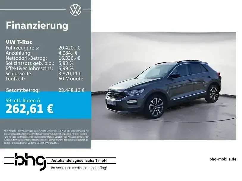 Second-hand VW T-Roc IQ Drive 150 CP (110 kW) 2019 SUV