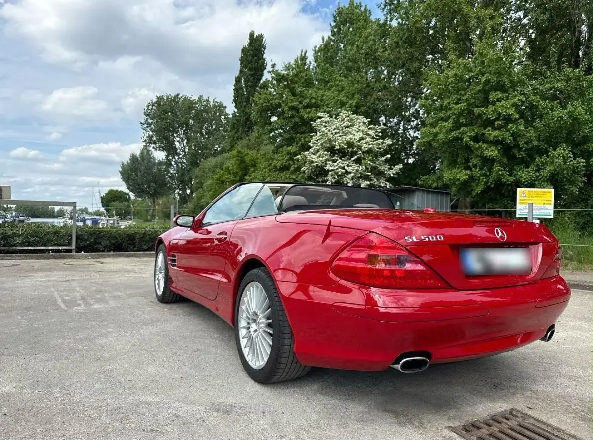 Gebraucht Mercedes SL500 306 PS (225 kW) 2006 Rot Cabrio