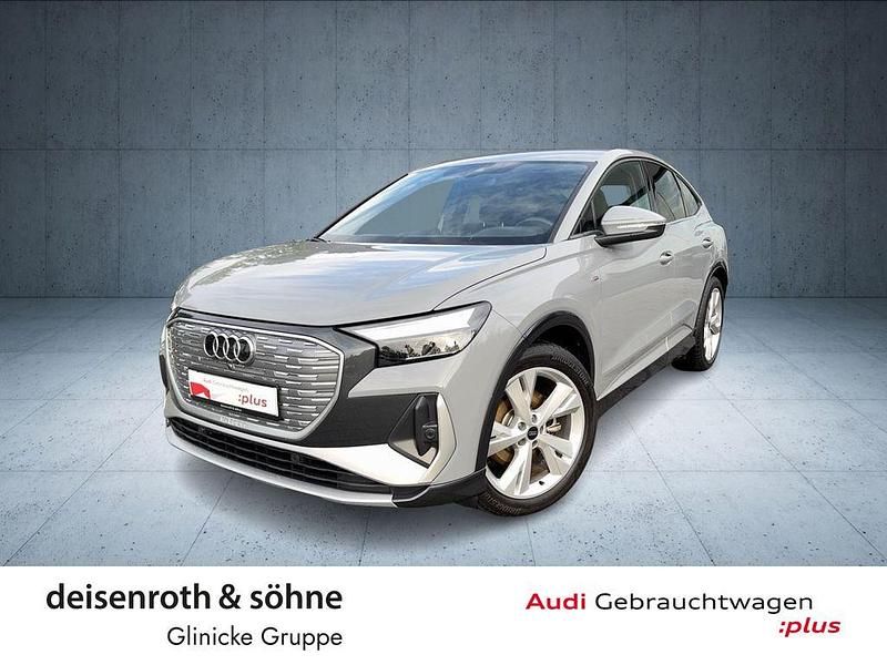 Grau Gebraucht 2022 Audi Q4 Sportback e-tron S-Line SUV | 28.630 € (Guter Preis) - Bild 1/4