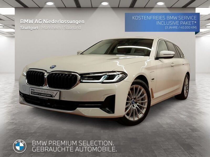 Weiß Gebraucht 2022 BMW 530e Kombi | 33.950 € (Superpreis) - Bild 1/3