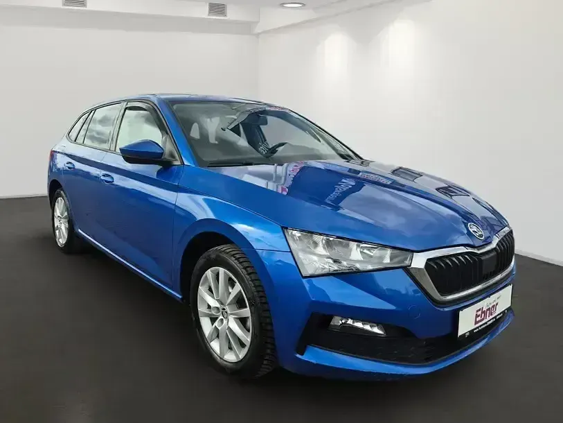 Gebraucht Skoda Scala Ambition 110 PS (80 kW) 2021 Blau Kleinwagen