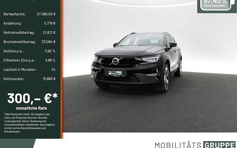 Gebraucht Volvo EX40 Core 175 kW (238 PS) 2022 Schwarz SUV
