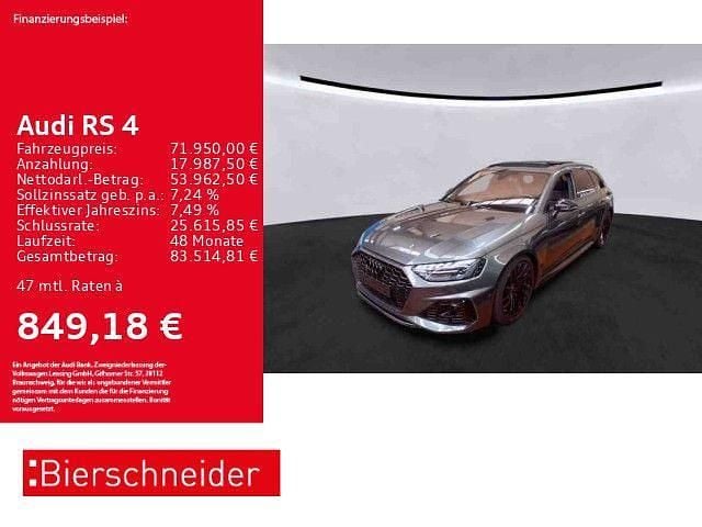 Grau Gebraucht 2023 Audi RS4 Ambiente Kombi | 71.950 € (Guter Preis) - Bild 1/3