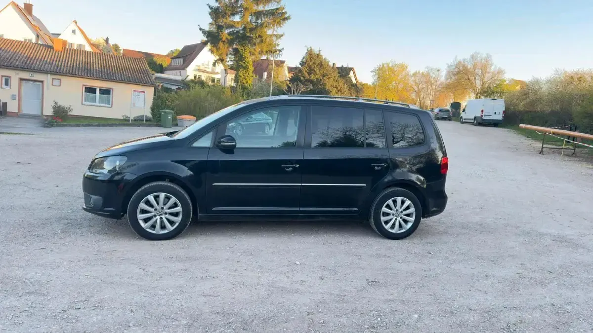 Gebraucht VW Touran 170 PS (125 kW) 2012 Schwarz Van / Kleinbus