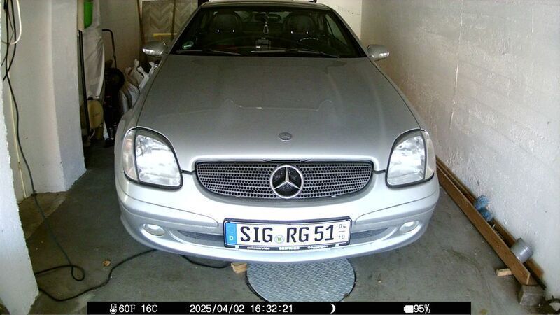Silber Gebraucht 2000 Mercedes SLK230 Cabrio | 6.600 € (Teuer) - Bild 1/4