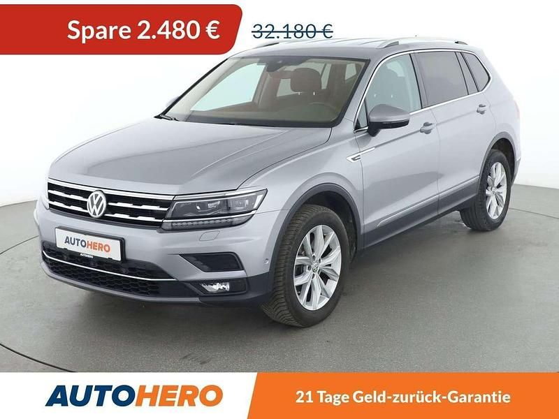 Pyrit silber Gebraucht 2020 VW Tiguan Allspace Highline SUV | 29.700 € (Superpreis) - Bild 1/3