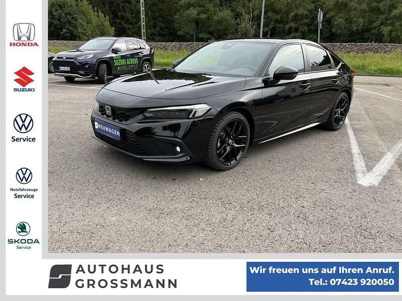 Crystal black pearl Neu 2025 Honda Civic Hybrid Limousine | 36.990 € (Fairer Preis) - Bild 1/4