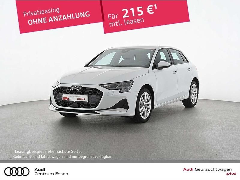 Weiß Gebraucht 2024 Audi A3 Sportback Advanced Plus Limousine | 29.650 € (Guter Preis) - Bild 1/3