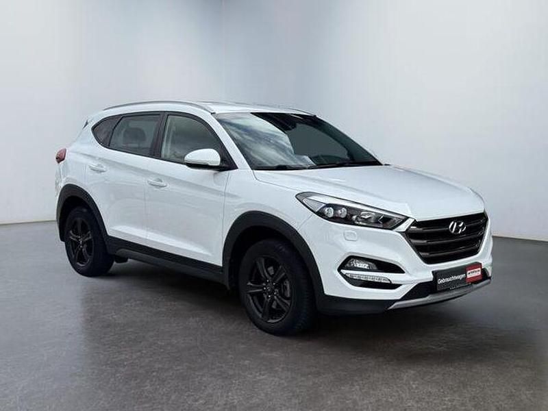 Polar white / sol Gebraucht 2016 Hyundai Tucson Advantage SUV | 13.700 € (Fairer Preis) - Bild 1/4