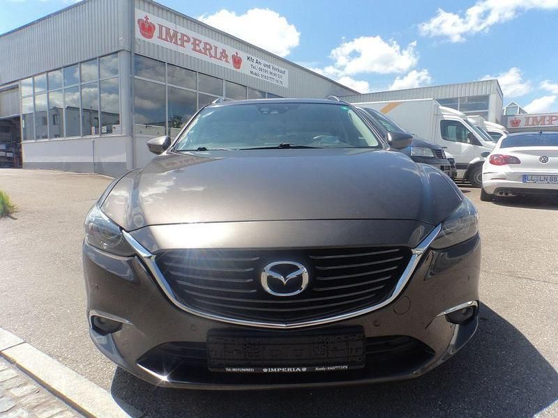 Braun Gebraucht 2015 Mazda 6 Sports-Line Kombi | 7.899 € (Fairer Preis) - Bild 1/4