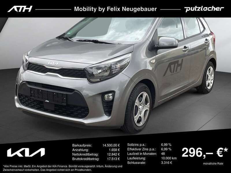 Grau Gebraucht 2024 Kia Picanto Edition 7 Kleinwagen | 14.500 € (Fairer Preis) - Bild 1/4